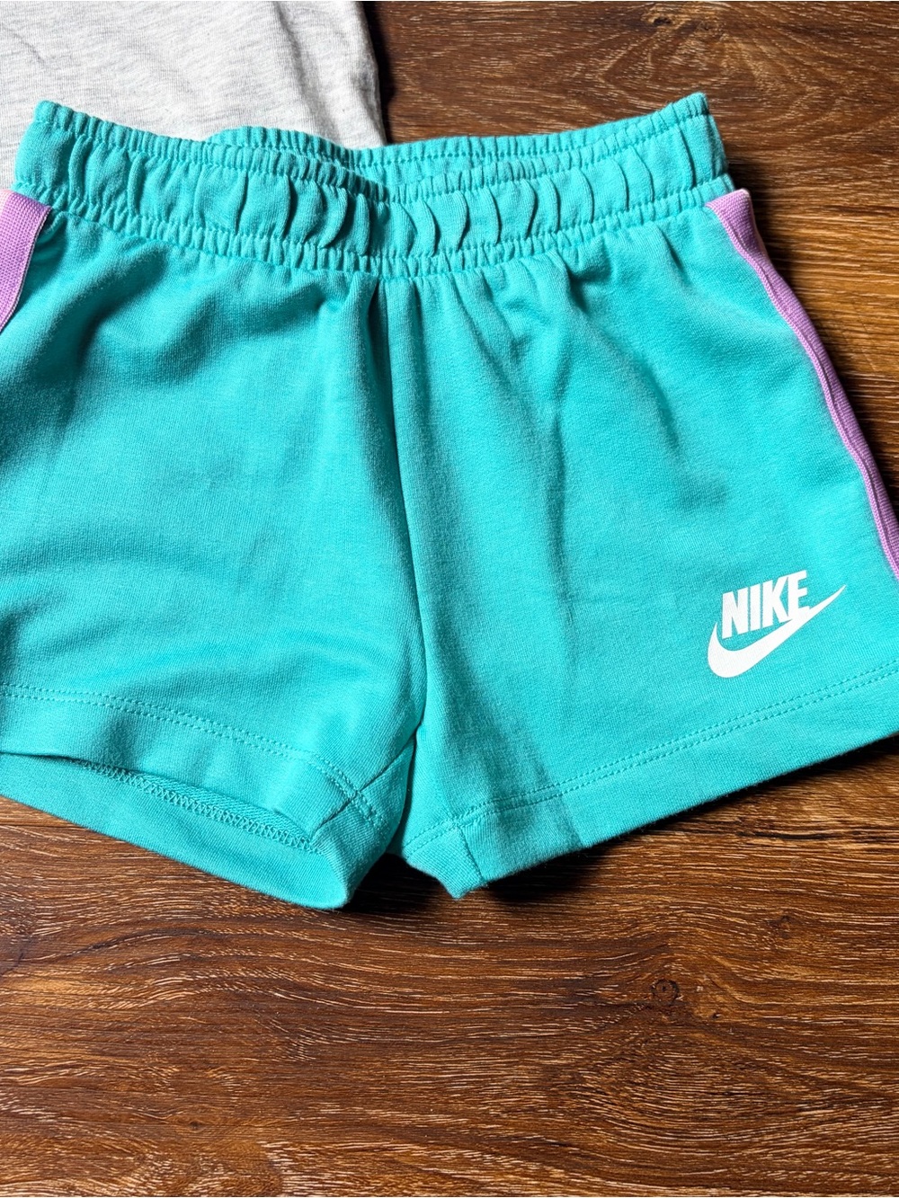 Nike Mixed Size Outfit (3T Top / 2T Shorts) 💜💙 - Picture 3 of 8